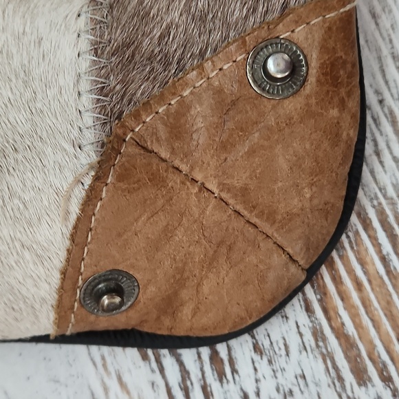 Myra Patchwork Cowhide Purse - Picture 7 of 10